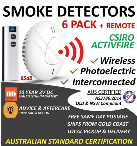 Paired Wireless Interconnected Photoelectric Smoke Alarm Detector 10-Yr Battery - Picture 37 of 46