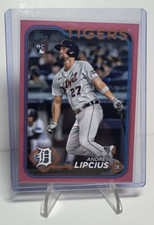 2024 Topps Series 2 - Andre Lipcius - RC Mothers Day Pink SSP /50 Tigers