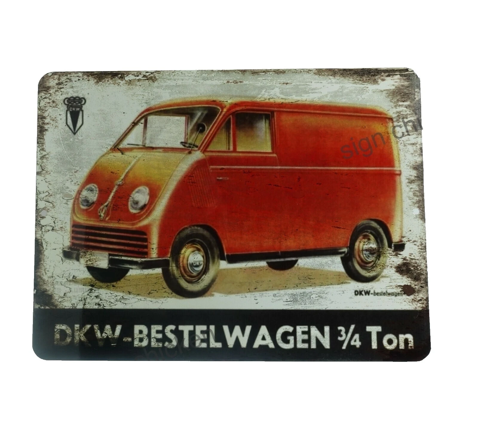 German Metal Home Décor Plaques & Signs