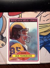 1980 TOPPS #370 JACK YOUNGBLOOD LOS ANGELES RAMS