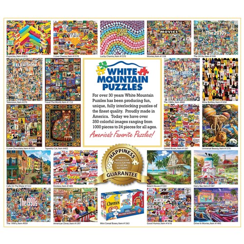 COUNTRY LIFE SEEK & FIND 1000pc super deluxe Jigsaw Puzzle WHITE MOUNTAIN 1964pz - Picture 8 of 10