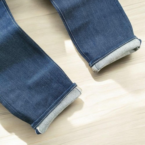 IRON HEART LOT 555-XHS W36 L36 25oz Indigo Blue selvage denim From Japan - Picture 5 of 20