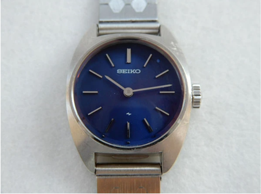 Seiko 1120-0050 18KWG Belfina Ladies Manual 1970s Vintage 27.2mm