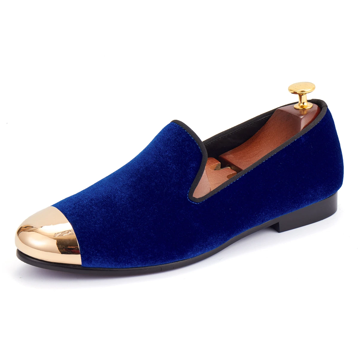 Blue velvet shop wedding shoes