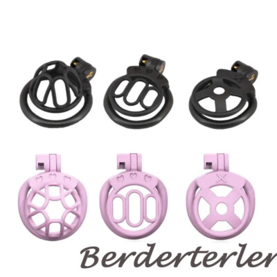 2024 New Sissy Chastity Lock Flat Chastity Cage Male Anti Cheating Small Cage