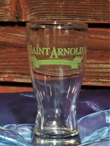 saint arnold birthday glass