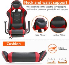 PC Gaming Chair Desk Chair Ergonomic Office Chair Executive High Back PU Leather 3