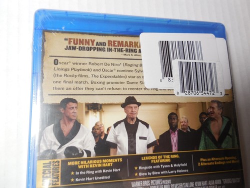 Grudge Match Blu-ray NEW Sealed Robert De Niro Sylvester Stallone Kevin Hart - Imagen 3 de 5