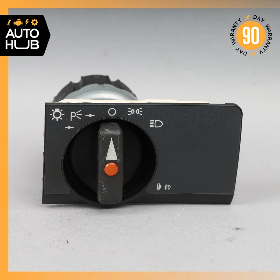 86-91 Mercedes W126 420SEL 560SEL Interruptor de control de faros Borde Fabricante de equipo original Foto 2 de 4