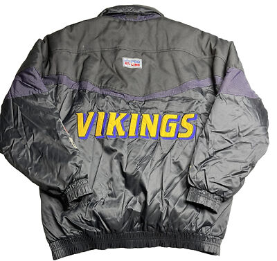 Pro Line Minnesota Vikings ジャケット XL NFL Pro Line Minnesota Vikings Zip Up Jacket Mens XL Gray