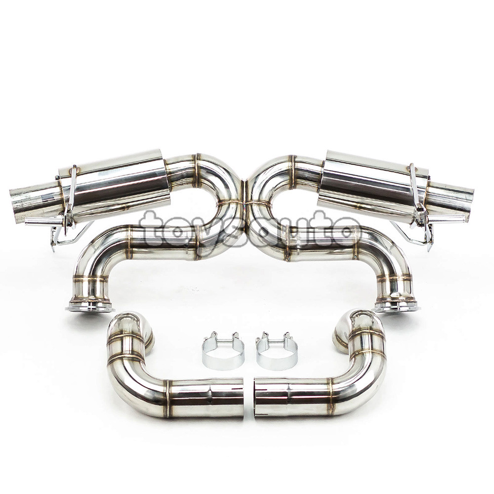 Rev9 Stainless Catback Exhaust 76mm Tip + 3" X Pipe for Audi R8 5.2L V10 09-15