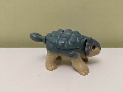 Mcdonalds Jurassic World Camp Cretaceous Bumpy The Ankylosaurus Dino 2020 3.25" - Picture 4 of 7