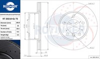 Rotinger 2X Bremsscheibe Vorne Ø284 Mm Gelocht BelüFtet FüR BMW 1Er E87 116I