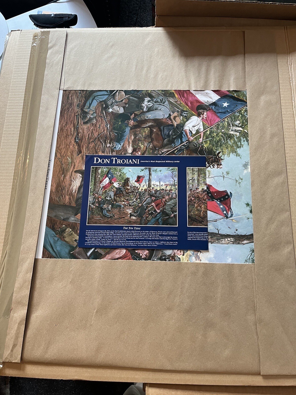 Don Troiani The 5th Texas Civil War Fine Art Print Mint Condition