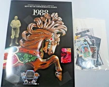 Sealed 1988 Mint Set Commemorative USPS Yearbook Album with Stamps Free Shipping