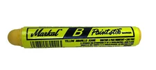 Single Markal B Yellow Tire Chalk Paint Stick Crayon Surface Marker Graffiti Art