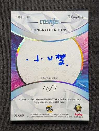 Monsters Inc. 💥 HAND-DRAWN SKETCH ONE of ONE 1/1! 2023 Kakawow Cosmos Disney - Picture 5 of 6