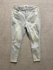 Denizen Levis Jeans Womens 18 W34 Blue Ultra High Rise Super Skinny Stretch