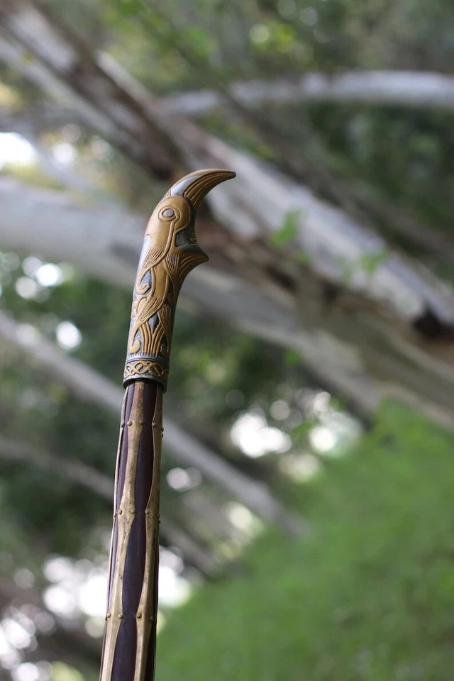 Hacha de guerra de leviatán hecha a mano, hacha de hacha vikinga, dios de la guerra de Ragnar Foto 4 de 4