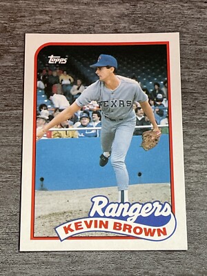 Kevin Brown 1989 Topps Traded Rangers #15T  *B615*  Set Break