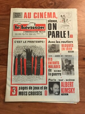 Journal le hérisson No. 1719 FROM 22 TO 28 MARS 1979