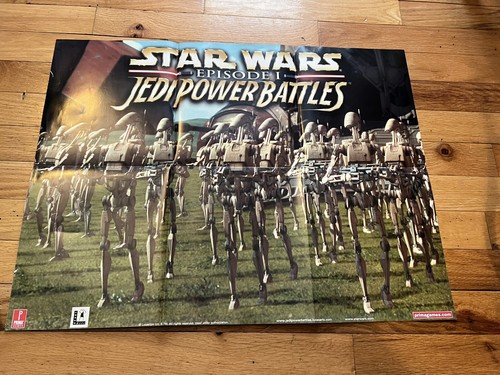 Star Wars Episode 1 Jedi Power Battles - Prima Official Strategy Guide W/Poster - Picture 4 of 4