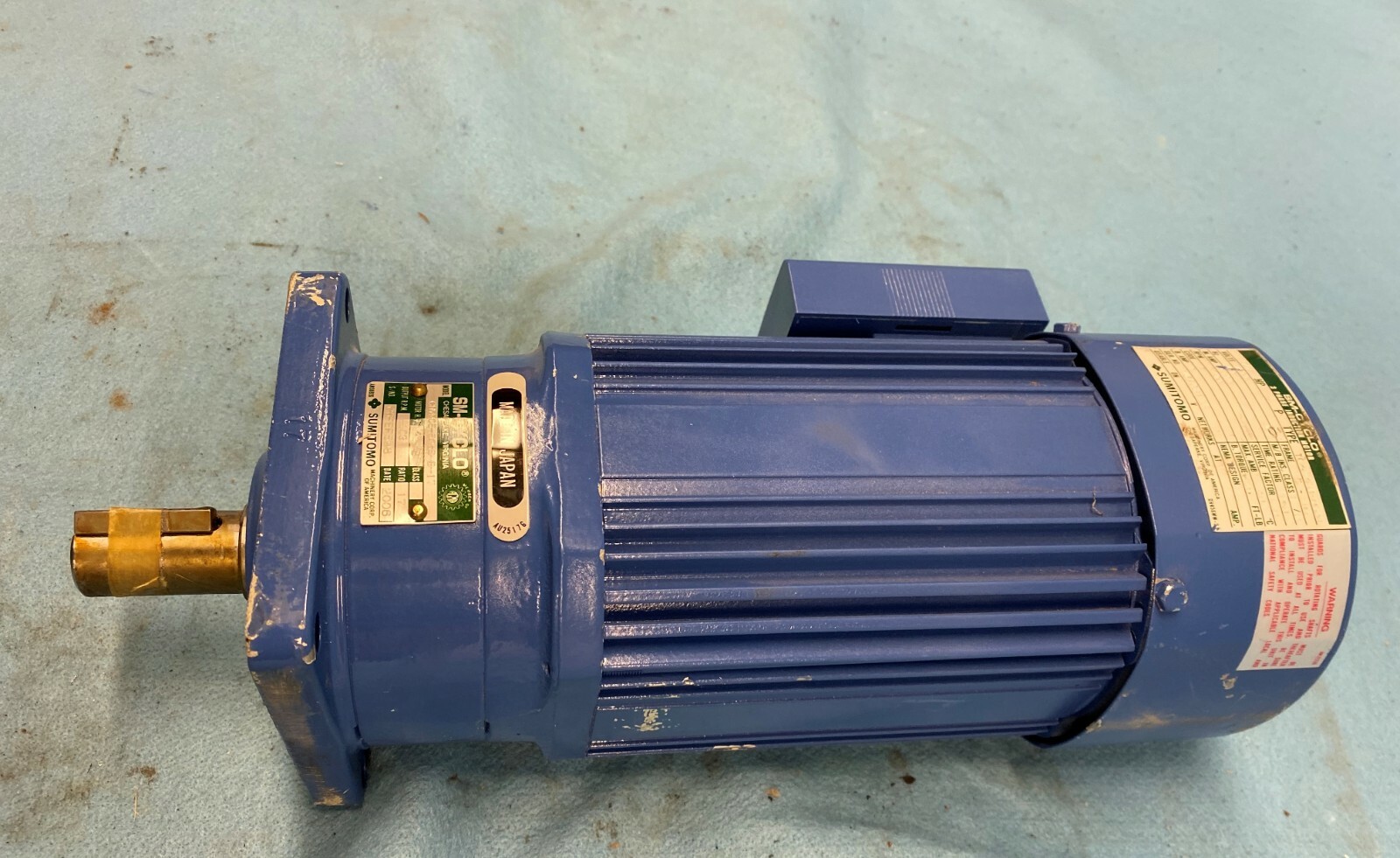 CYCLO CNVM05-5085-GEAR MOTOR B-17,1/2 HP RATIO 17:1, RPM 1700, 200V