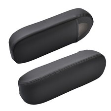 Fit 1999-2007 Ford F-250 F-350 Excursion Lariat Seat Armrest Cover Vinyl Black