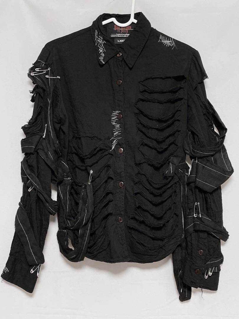 h.Naoto Blood Blouse Distressed Obsolete Style Gothic | eBay h.Naoto Blood Blouse Distressed Obsolete Style Gothic | eBay