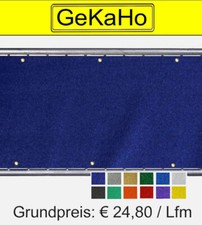 Balkonbespannung 75 cm hoch Sichtschutz Balkon Windschutz Zaun Zaunblende 200g