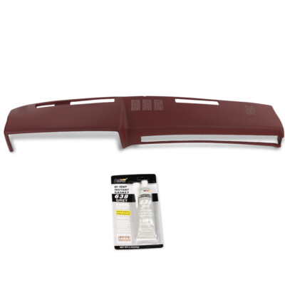 Dash Pad Cover Red Fit For 1981-1991 Chevrolet GMC C/K/R/V Truck/SUV Pickup