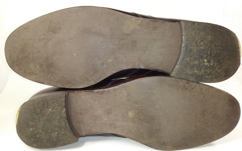 1937 Footwear Damen Stiefel Oxford Knöchel US 9,5 Burgund Lackleder Spitze 1145 - Bild 5 von 11