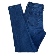 KanCan Womens Dark Wash Mid Rise Skinny Jeans Size 7