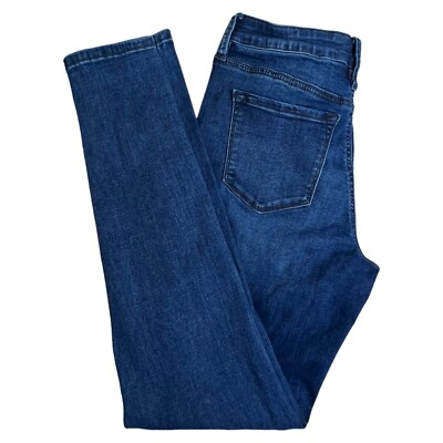 KanCan Womens Dark Wash Mid Rise Skinny Jeans Size 7