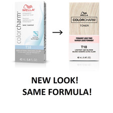 T18 Lightest Ash Blonde Wella Hair color Toner 1.4oz