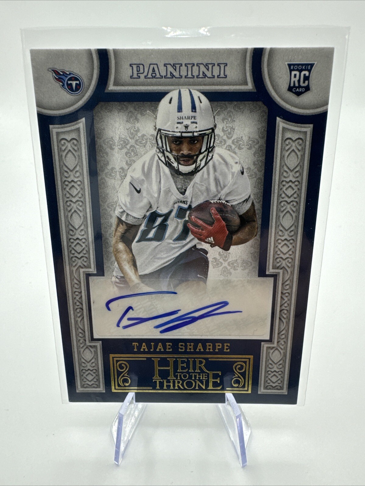 Tajae Sharpe Panini Heir to the Throne Signatures #TS Base