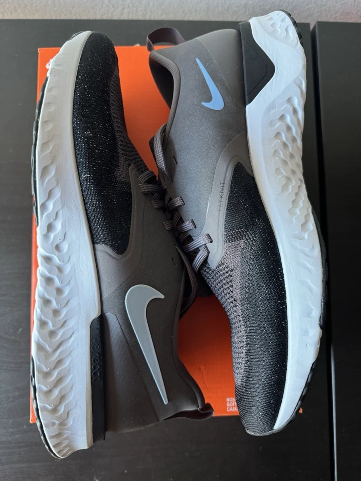 Nike Odyssey React Flyknit 2 ‘Thunder Grey Blue’ AH1015-008 Men’s 11.5 No-Lid - Image 4 of 4