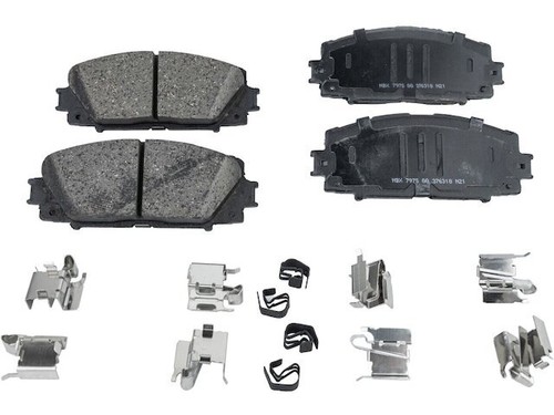 Front Brake Pad Set For 2007-2015 Toyota Yaris 2008 2009 2010 2011 2012 ...