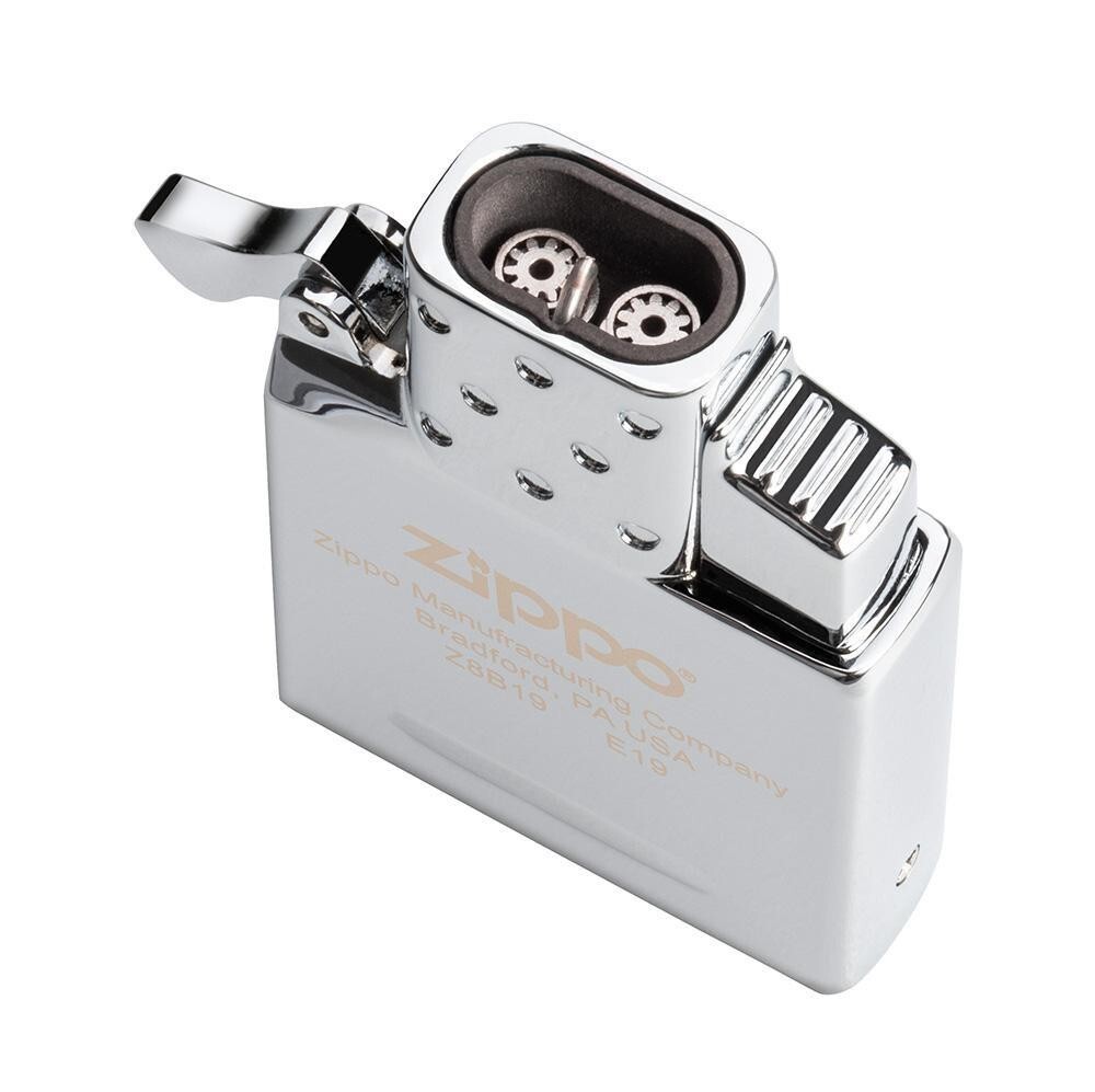 【ZIPPO】ZIPPOライター 777 貝仕様 両面加工 交換電気ユニット Zippo 65827, 65851, Double Torch Butane Lighter Insert, Unfilled