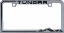 Chroma Graphics 042610 For Toyota Tundra Chrome Metal License Plate Frame