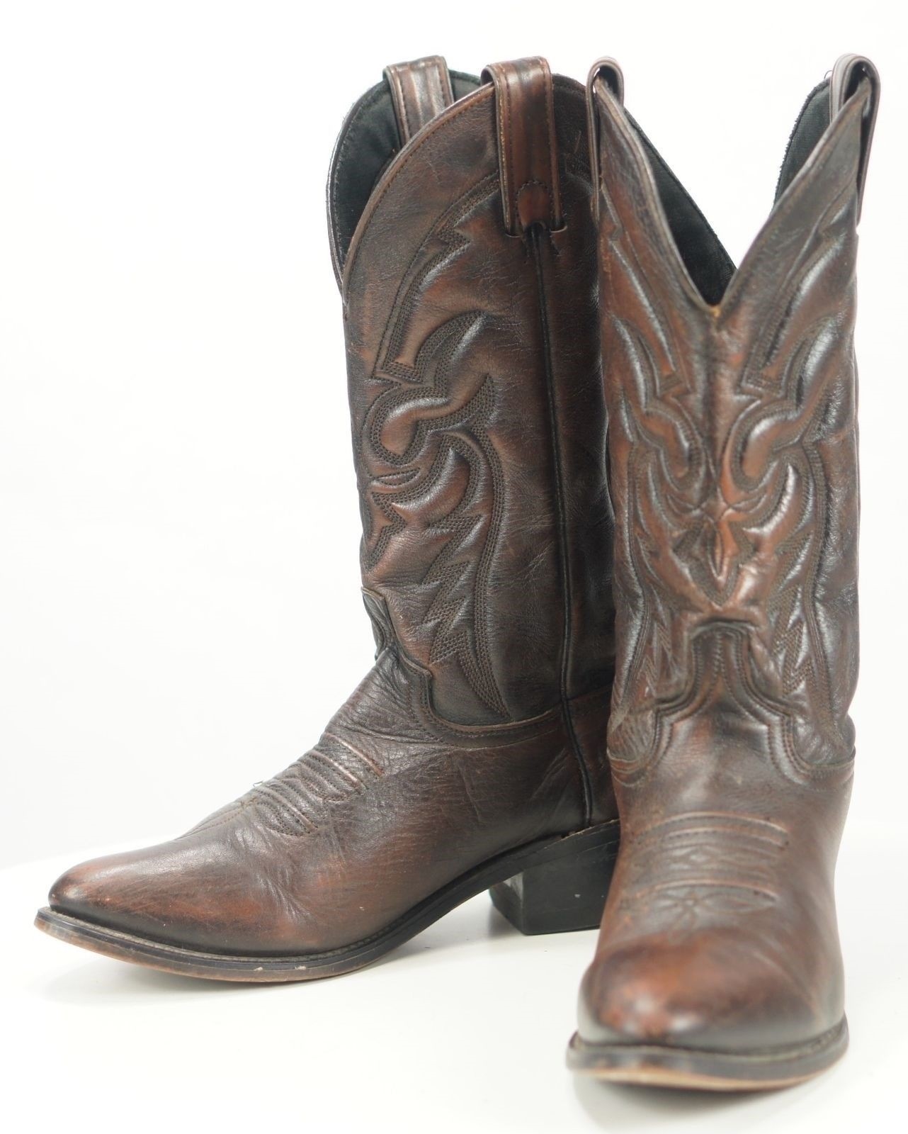 Abilene Donna Dark Brown Pelle Western Cowboy Cowgirl Stivali Vintage Size 7.5 Abilene Donna Dark Brown Pelle Western Western Pelle Cowboy Cowgirl Stivali Vintage Size 7.5 e11418