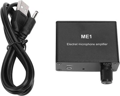 Amplificateur de microphone 0-20 dB ABS Préamplificateur audio Table  - Photo 1/4