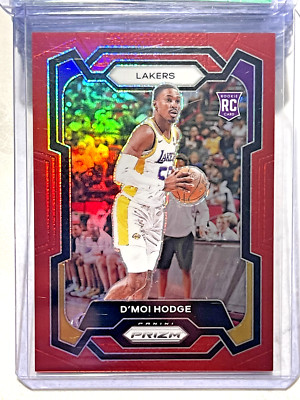 2023-24 Panini NBA Prizm D'Moi Hodge Rookie RC Red /299 LA Lakers #298