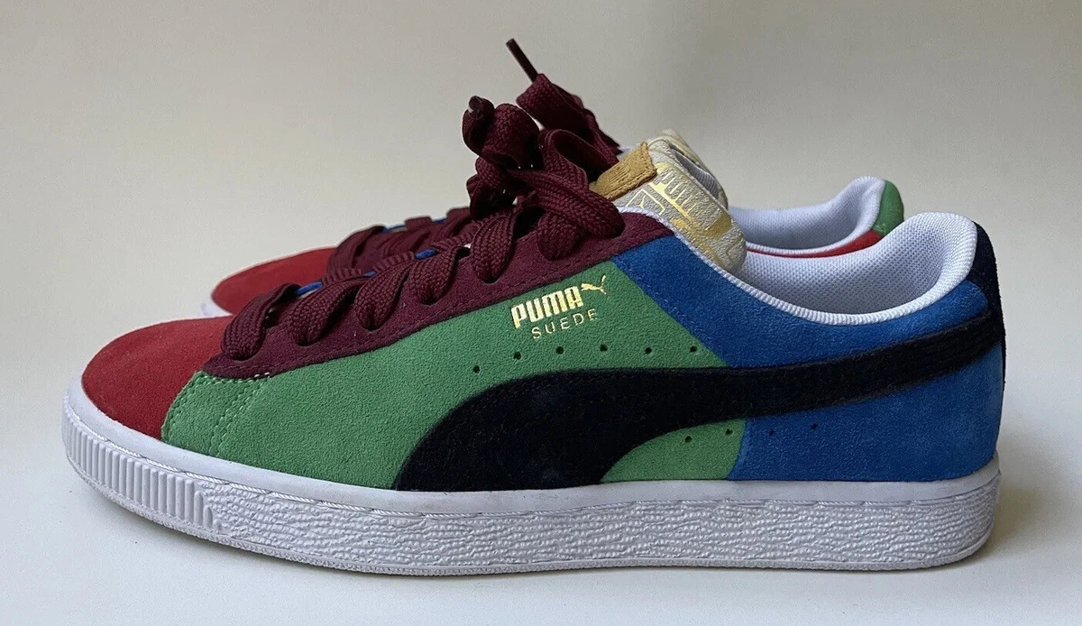 PUMA Men’s Multicolor Suede Classic Sneakers Shoes 381774-02 Size 6.5 C -S12