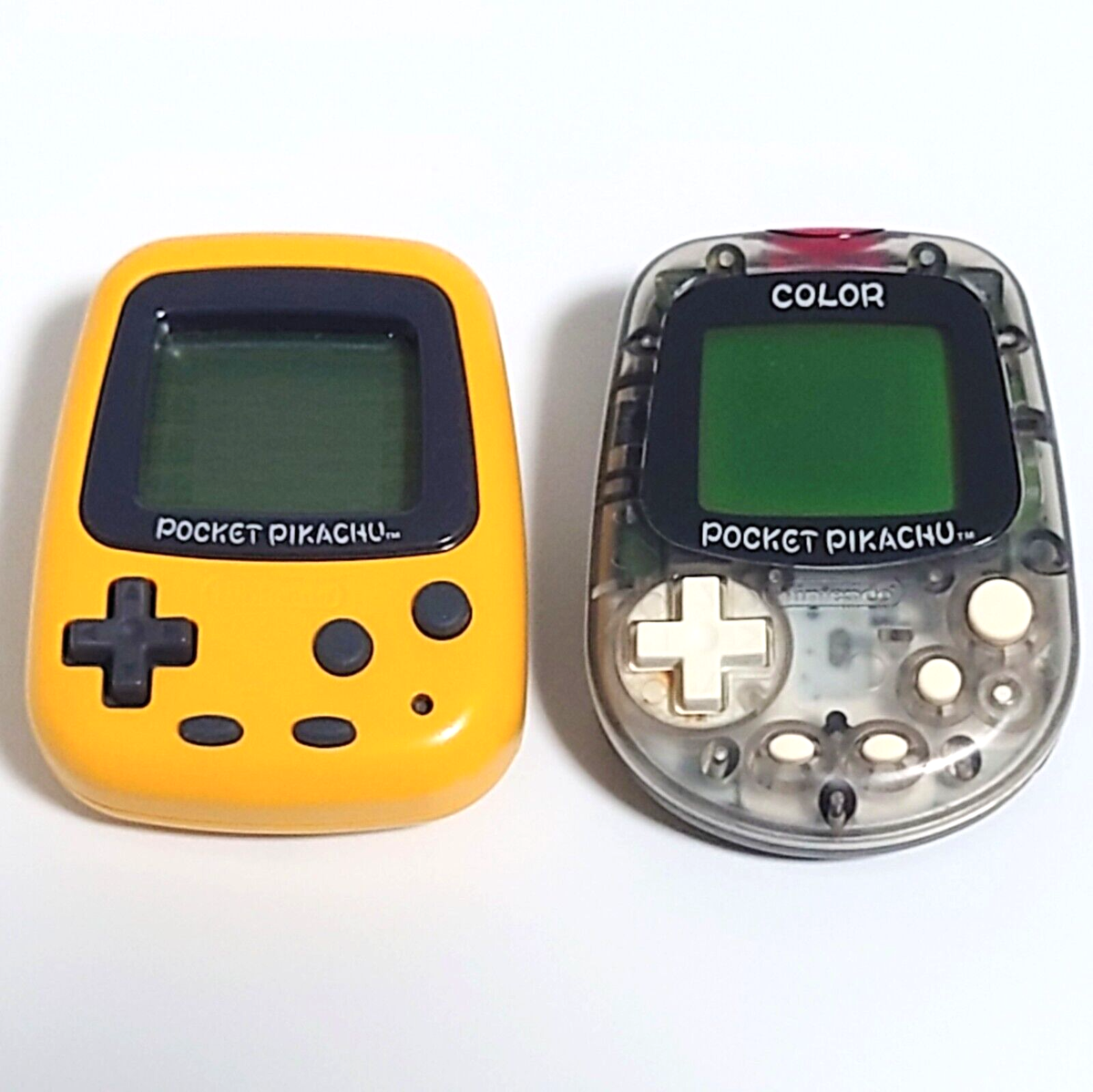 Lot 2 Nintendo Pocket Pikachu Color Set Pokemon Training Game