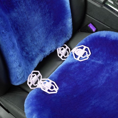 Soft Sheepskin Car Seat Cover for universal Size Auto seat Cushion(1 Front Seat) eBay