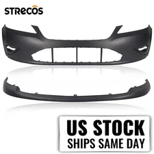 For 2010 2011 2012 Ford Taurus Front Bumper Cover With Lower Fascias Kit