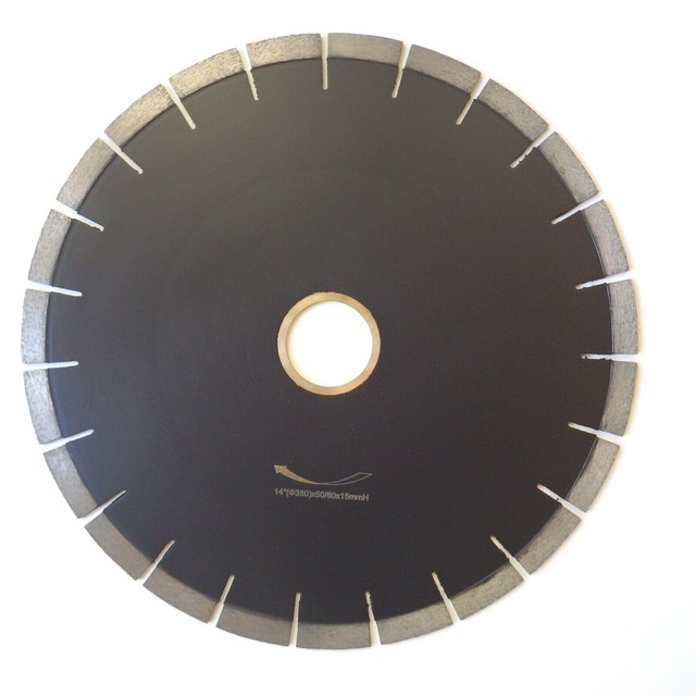 14" diamond saw blade for cutting granite stone slab, 60/50 arbor