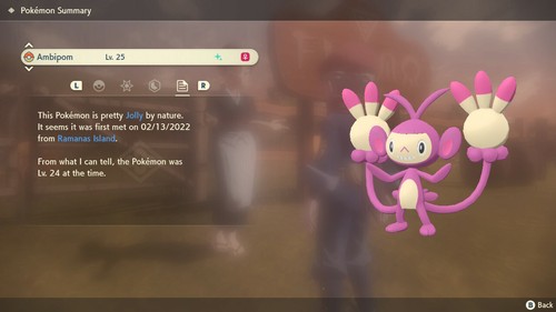 🌈Shiny/Non-shiny Aipom/Ambipom 6IV/EV Alpha🌈Legends Arceus PLA (💯Legale) - Foto 29 di 60