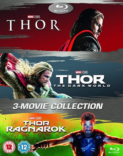 THOR TRILOGY 1 2 3 MOVIE COLLECTION BOXSET BLU RAY 3 DISC BOXSET ALL REGIONS - Picture 2 of 3